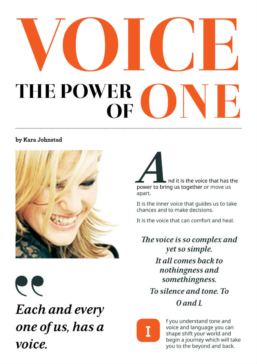 Luminary Voices Magazin: Author Kara Johnstad