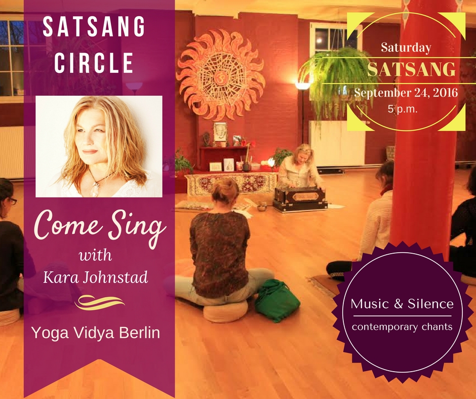 Satsang Circle with Kara Johnstad at Yoga Vidiya Berlin Studio